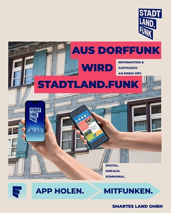 Social Media_Ankündigung Umstieg DorfFunk zu StadtLand.Funk.jpg Ankündigung Umstieg DorfFunk zu StadtLand.Funk © Stadt Bad Sachsa